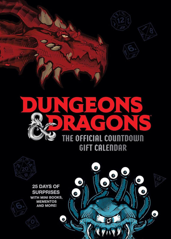D&D DUNGEONS & DRAGONS OFFICIAL COUNTDOWN GIFT CALENDAR
