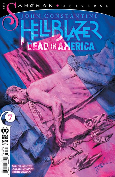 JOHN CONSTANTINE HELLBLAZER DEAD IN AMERICA #7 (OF 11) CVR A AARON CAMPBELL