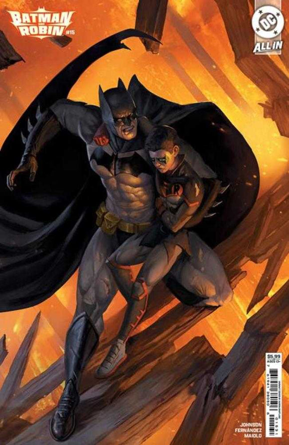 Batman And Robin #15 Cover C Aaron Bartling Card Stock Variant