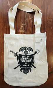 DUNGEONS & DRAGONS D&D FULL OF NOTHIN BUT CHARACTER & CLASS TOTE BAG