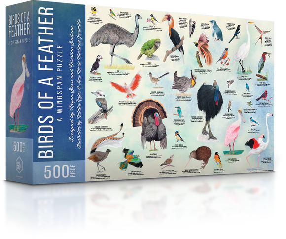 500 PIECE WINGSPAN PUZZLE BIRDS OF A FEATHER