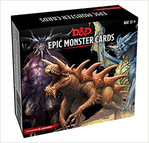 D&D DUNGEONS & DRAGONS EPIC MONSTER CARDS