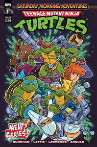 TEENAGE MUTANT NINJA TURTLES SATURDAY MORNING ADVENTURES #1 CVR A LATTIE