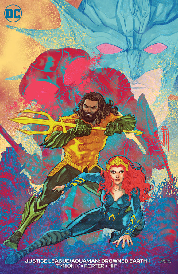 JUSTICE LEAGUE AQUAMAN DROWNED EARTH #1 FRANCIS MANAPUL VARIANT