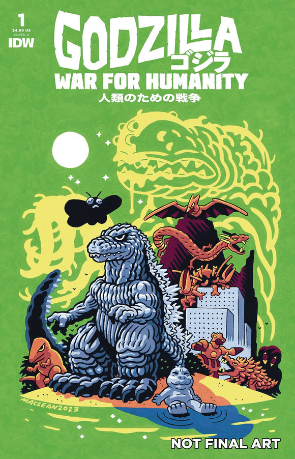 GODZILLA WAR FOR HUMANITY #1 CVR A MACLEAN