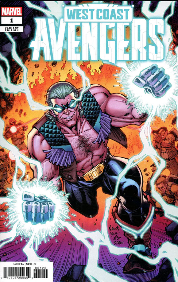 WEST COAST AVENGERS #1 NAUK RETAILER SURPRISE VARIANT POLLYBAGGED