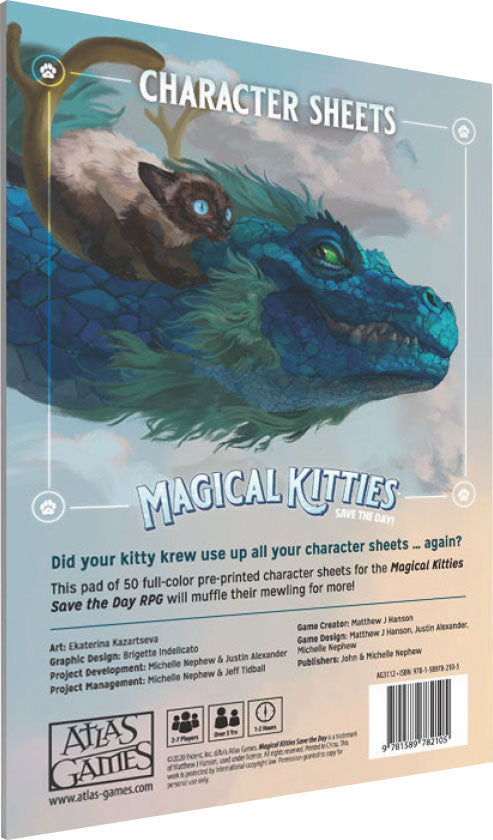MAGICAL KITTIES SAVE THE DAY- CHARACTER SHEETS