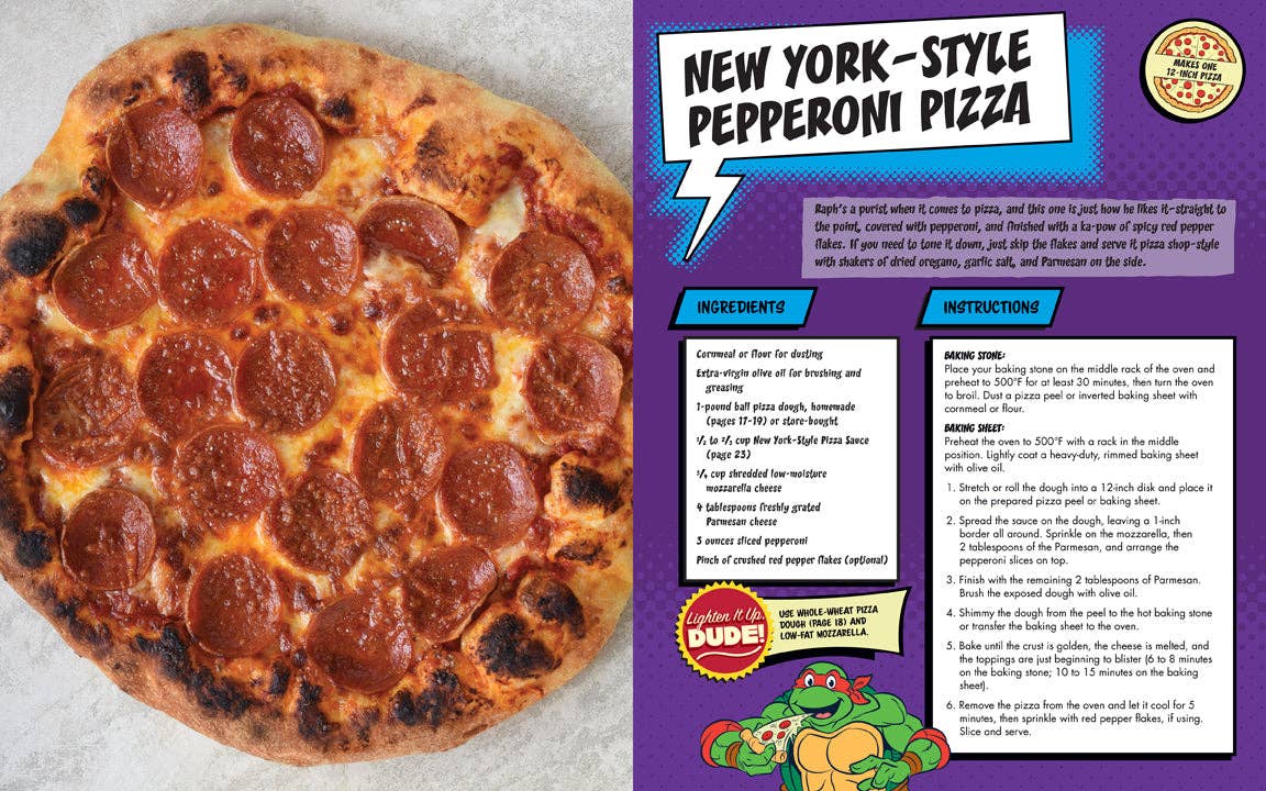 The Teenage Mutant Ninja Turtles Pizza Cookbook – megabraincomics