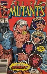 NEW MUTANTS (1983) #87 FIRST FULL APPEARANCE OF CABLE