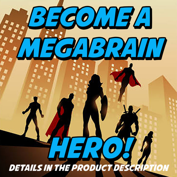 12 Month Megabrain Hero Membership (about $8 a month)