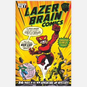 LAZER BRAIN COMICS