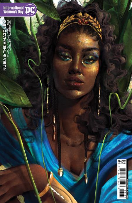 NUBIA AND THE AMAZONS #6 (OF 6) CVR C JULIET NNEKA INTERNATIONAL WOMENS DAY CARD STOCK VARIANT (TRIAL OF THE AMAZONS)