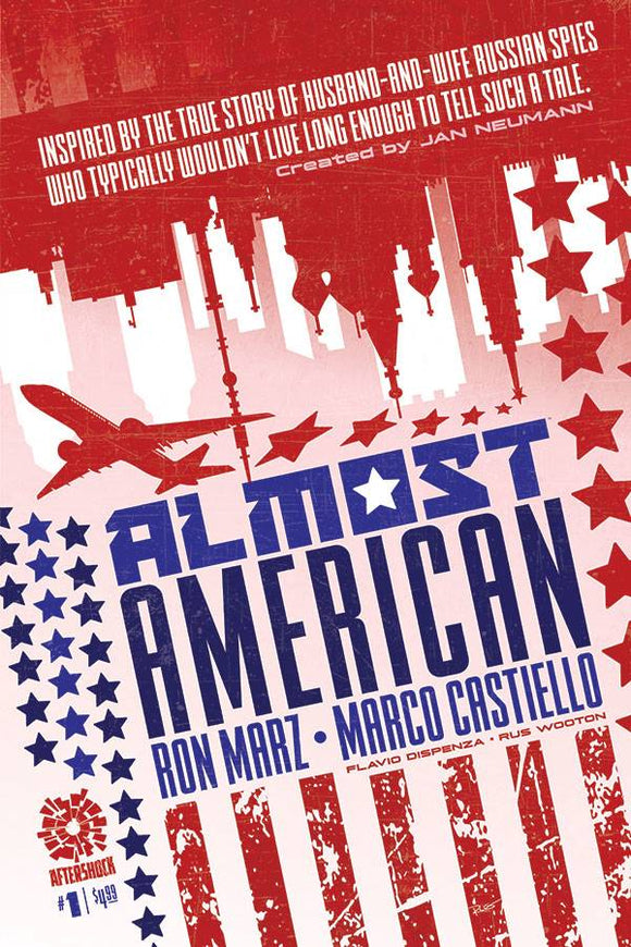 ALMOST AMERICAN #1 (signed by writer RON MARZ)