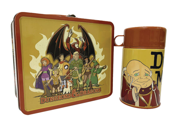 TIN TITANS DUNGEONS & DRAGONS ANIMATED PX LUNCHBOX & BEV CONTAINER