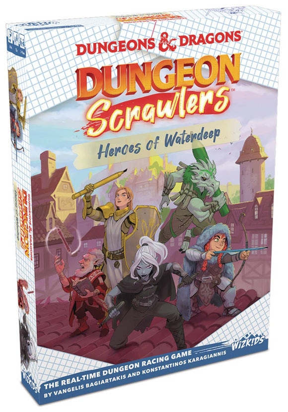 D&D DUNGEONS & DRAGONS DUNGEON SCRAWLERS HEROES OF WATERDEEP BOARD GAME